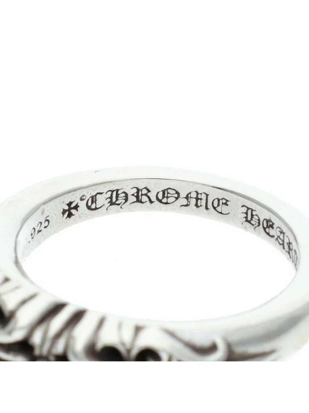 Chrome Hearts Baby Clsc Classic K&t Silver Ring